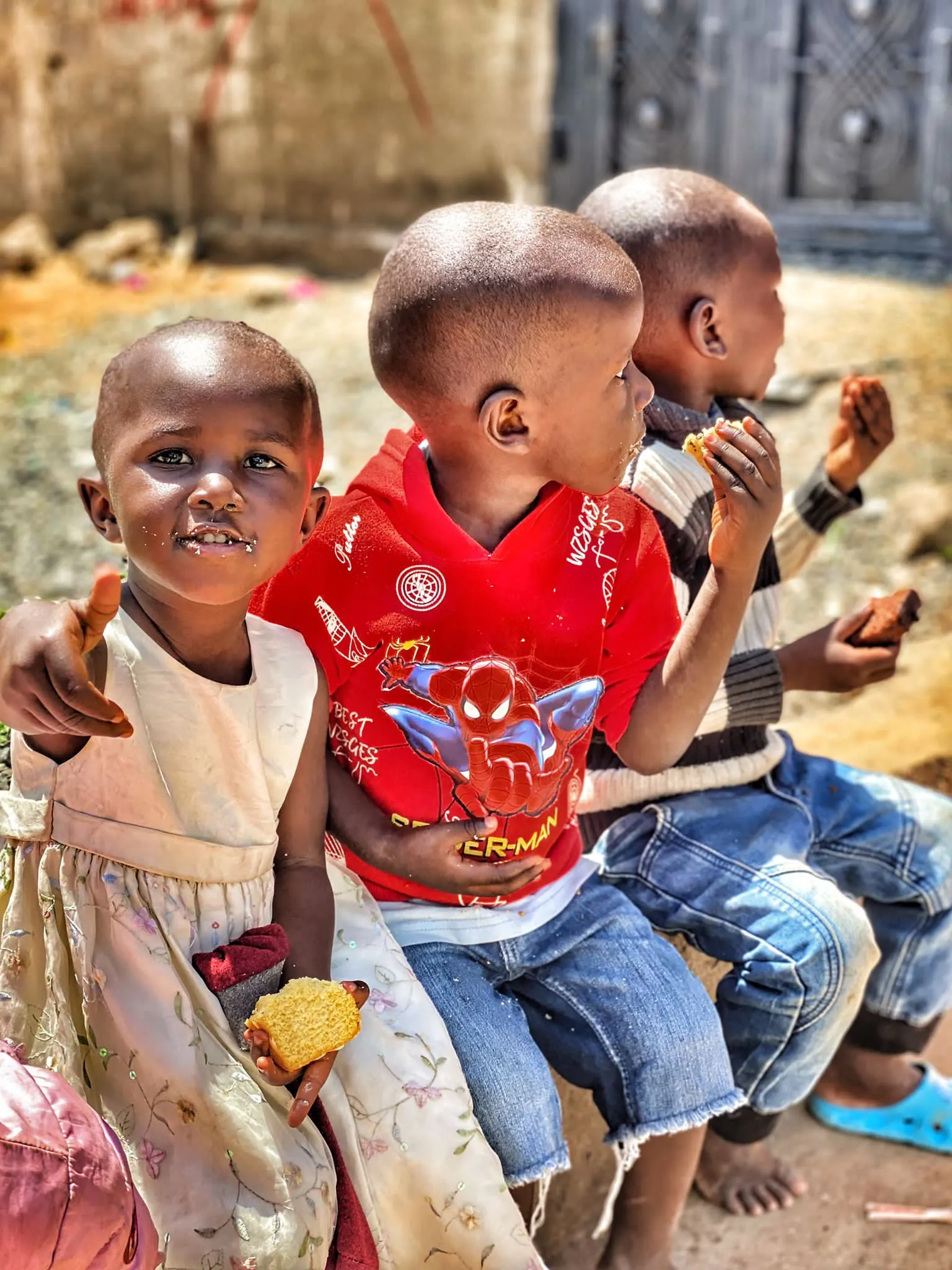 Children of Hope for Children Kenya posing together for a group photograph